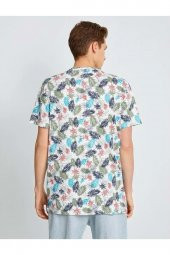 Erkek Giyim Tişört 2sam11121hk Yeşil Desen thumbnail 6