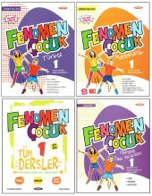 Fenomen 1. Sınıf Matematik+Türkçe+Haftalık Ödev Fasikülleri+Tüm Dersler Soru Bankası Seti 4 Kitap - 1