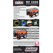Attlas Mp 3300 3 Kva Benzinli Jeneratör 3 kva - 4