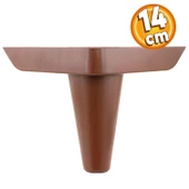 Aspen Lüks Mobilya Kanepe Koltuk Tv Ünitesi Baza Ayağı Ayakları 14 Cm Ahşap Desenli Ayak 4 (ADET) - 3