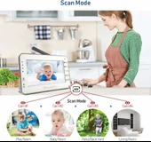 MoonyBaby Kablosuz Bebek Monitörü, 300 Metre Uzun Menzil - 4