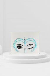 Mavi Taşı Yüz Taşı Set - 1