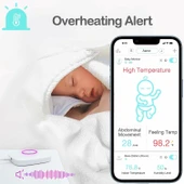 Sense-U Smart Baby Karın Hareket Monitörü 3 Bebek Karnını Takip Eder - 4