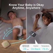 Sense-U Smart Baby Karın Hareket Monitörü 3 Bebek Karnını Takip Eder - 2