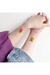 Best Friends Tattoo Renkli Arkadaşlık Dövmesi - 1