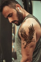 Büyük Boy Kartal Dövmesi - 1
