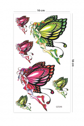 Winx Kızı Renkli Geçici Dövme - 1