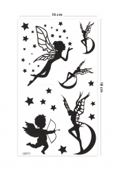 Peri Kızı Geçici Dövme Fairy Tattoo - 1