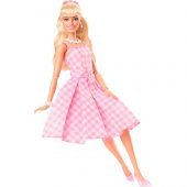 Barbie The Movie - Barbie Pembe Elbiseli Bebek HPJ96 Lisanslı Ürün - 4