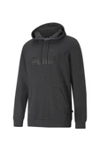 Puma ESS Big Logo Hoodie Erkek Sweatshirt Koyugriı S-XL - 1