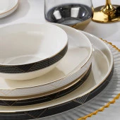 Schafer Adel Line Yemek Takımı 56 Parça-Gold - 4