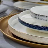 Schafer Adel Self Yemek Takımı 56 Parça-Gold - 9