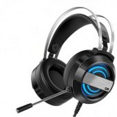 Coofbe Profesyonel Oyuncu Kulaklığı  3.5mm Jack RGB Işıklı Mikrofonlu 7.1 Stereo Katlanabilir Oyuncu Kulaklık - 1