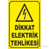 ESER - Dikkat Elektrik Tehlikesi (Levha) - 1