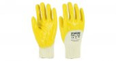 Starline E-203 Sarı Nitril Eldiven No:9 (5 Adet) - 1