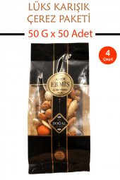 Kına Düğün Nişan Lüks Karışık Çerez Paketi  50 G x 50 Adet - 1
