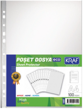 Kraf Poşet Dosya 100lü Paket - 1