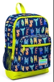 Coral High Kids Lacivert Neon Sarı Monster Desenli 3'lü Okul Çanta Seti - Kız ve Erkek Çocuk - 2