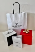 Daniel Klein DKISTE146 Kadranı Lacivert Rose Gümüş Renk Kesme Camlı Kadın Kol Saati ve Bileklik - 6