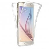 Samsung Galaxy J7 Prime Şeffaf Kılıf Arkalı Önlü 360 Derece Ultra Korumalı Enjoy Kapak - 1