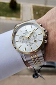 Daniel Klein DKISTE393 Gold Gümüş Renk iç Göstergeleri Aktif Fonksiyonlu 2 Yıl Garantili Erkek Kol Saati thumbnail 1