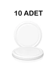 Renkli Metal 10 Adet Kavanoz Kapağı 82mm - 3