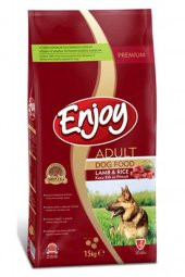Enjoy Kuzu Etli ve Pirinçli Yetişkin Köpek Maması 15 Kg - 1
