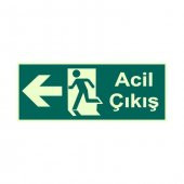 ESER - ACİL ÇIKIŞ SOL (Levha) 30x10 - 1