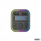 Winex G39 Fm Handsfree Bluetooth Modülatör MP3 Player Type-C Çıkışlı Araç Şarj Aleti - 3