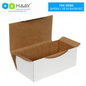 HAAY AMBALAJ 22,5x12x8cm Beyaz E-ticaret Kargo Kutusu (25 Adet) - 2