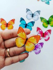Kelebek Buketi Için Parlak Kalın 220gr Fotoğraf Kağıdı Renkli - 1