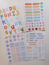 500 adet Planner Soft İşaretleme Ajanda Günlük Bullet Journal Scrapbook - 1