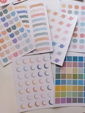 500 adet Planner Soft İşaretleme Ajanda Günlük Bullet Journal Scrapbook - 3