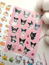 Sanrio Hello Kitty 88 adet Etiket Sticker Set - 3