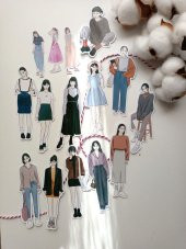 Girls Kız Büyüklü Küçüklü Sticker Set - 1