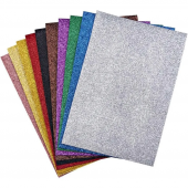 Simli Eva 20x30 cm Karışık 10 Renk a4 boy - 1
