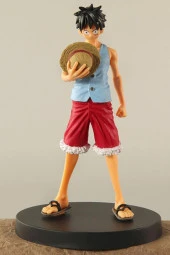 One Piece Monkey D.Luffy 17 cm Anime Action Karakter Figür Biblo 15131 - 1