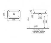 VitrA Geo Çanak Lavabo Dikdörtgen 60 cm 7425B003-0016 - 2