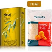 Ahsaf Riviera Zeytinyağı 3 lt + Panko Ekmek Kırıntısı 1 kg - 1