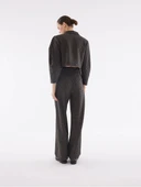 Desenli Pileli Hardal Ceket thumbnail 4