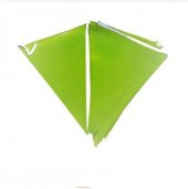 FLAMA ÜÇGEN PLASTİK BASKISIZ YEŞİL - 1