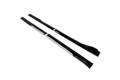 Universal Flaplı Marşpiyel Race Beyaz-Piano Black Abs - 1