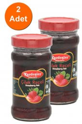 Kardeşler Çilek Reçeli Cam Kavanoz 380 G x 2 Adet - 1