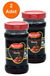 Kardeşler Vişne Reçeli Cam Kavanoz 380 G x 2 Adet - 1