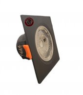 ATLANTİS 6 WATT 6W COB LED SPOT SİYAH KASA KARE BEYAZ IŞIK - 3