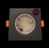 ATLANTİS 6 WATT 6W COB LED SPOT SİYAH KASA KARE BEYAZ IŞIK - 5