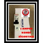 PEOPLE ELEKTRİK 2AMPER KOMBİ SİGORTASI 1X2A 4,5KA VE KUTUSU DAHİL - 3
