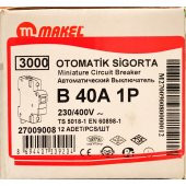 MAKEL W OTOMAT SİGORTA 40A AMPER - 7