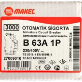 MAKEL W OTOMAT SİGORTA 40A AMPER - 8