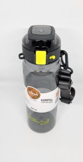 Gıpta Cool-J Well 900ml Siyah Askılı Kilitli Tritan K7561 Matara - 1
